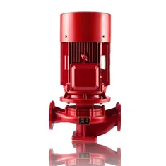 Pionowa odśrodkowa rurociągowa pompa pożarnicza