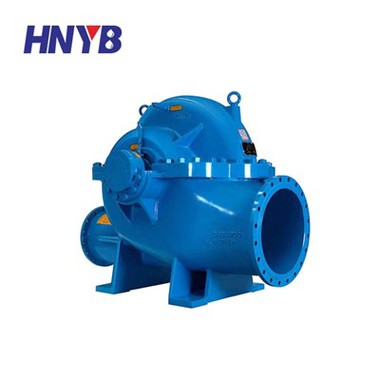 jednostopniowa pompa z podwójnym ssaniem i dzieloną osiowo obudową